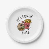 Es ist Mittagszeit Pappteller (Vorderseite)