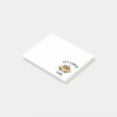 Es ist Mittagszeit Post-it Klebezettel (angewinkelt)