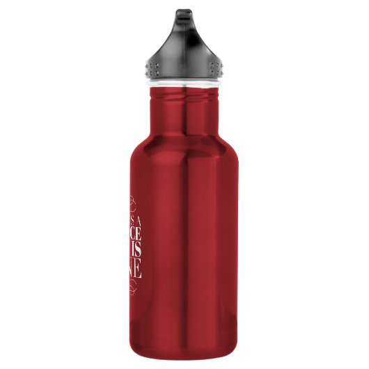 Es ist möglich, dass dies Wein ist Edelstahlflasche (Rechts)