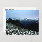 ES IST MÖGLICH POSTKARTE (Vorne/Hinten)