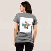 "Es ist Morphin' Time" Tri-Blend Shirt (Rückseite voll)