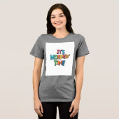"Es ist Morphin' Time" Tri-Blend Shirt (Vorderseite voll)