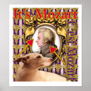 Es ist Mozart Poster