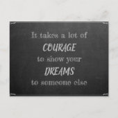 Es ist Mut Postkarte (Vorderseite)