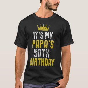 Es ist My Papas 50. Geburtstag 1973 50 Jahre alte T-Shirt