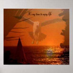 Es ist My Time_ Poster_by Elenne Boothe Poster