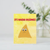 Es ist Nacho Business Funny Pun Postkarte (Stehend Vorderseite)