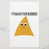 Es ist Nacho Your Business Briefpapier (Vorderseite)