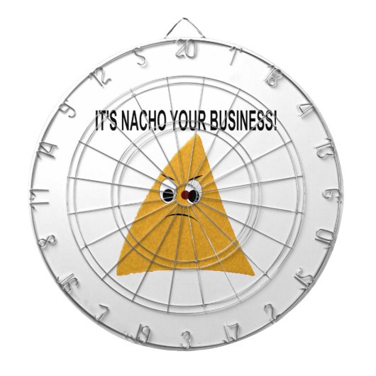 Es ist Nacho Your Business Dartscheibe (vorne)