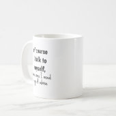 Es ist natürlich lustig, dass ich mit meinen Redew Kaffeetasse (Vorderseite Links)