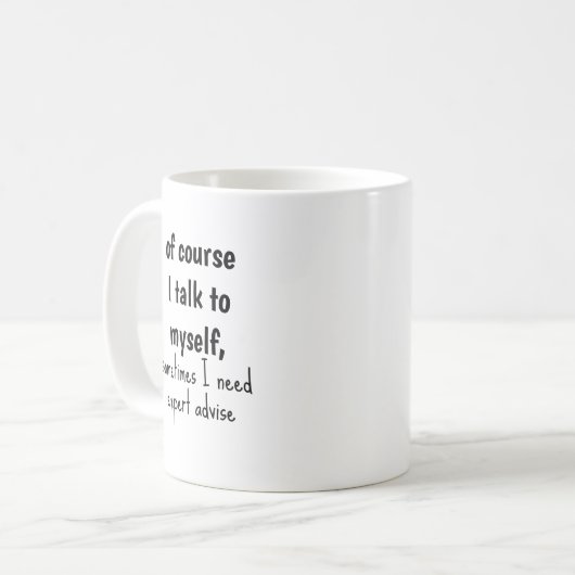 Es ist natürlich lustig, dass ich mit meinen Redew Kaffeetasse (Vorderseite Links)