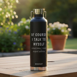 Es ist natürlich lustig, dass ich mit meinen Redew Trinkflasche