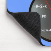 Es ist Nerd O'Clock Funny Clock Mousepad Maus Pad (Ecke)