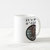 Es ist Nerd O'Clock Funny Clock Tasse Spaß (VorderseiteRechts)