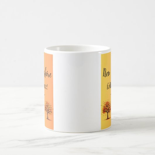 Es ist NH Foliage Zeit! Mug Kaffeetasse (Mittel)