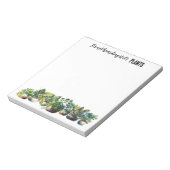 Es ist nicht abschreckend, wenn es Pflanze sind Notizblock (Rotiert)