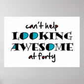 Es ist nicht anders, mit 40 phantastisch zu schaue poster (Vorne)