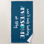 Es ist nicht anders, mit 50 phantastisch zu schaue strandtuch (Vorderseite)