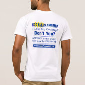 Es ist nicht B.S. Zur Liebe Ihr Land T-Shirt (Rückseite)