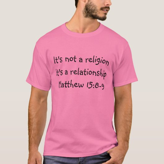 Es ist nicht das relationshipMatthew 1 der T-Shirt (Vorderseite)