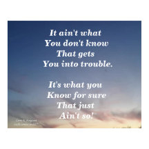 ES IST NICHT DAS, WAS SIE NICHT WISSEN