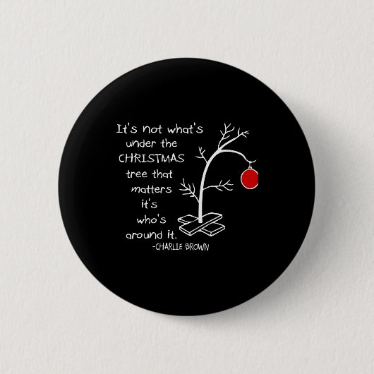 Es ist nicht das, was unter dem Baum ist Button (Vorderseite)