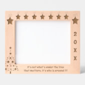 Es ist nicht das, was unter dem Weihnachtsbaum und Geätzte Rahmen (Vorderseite)