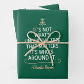 Es ist nicht das, was unter dem Zitat von Bäumen W Geschenkpapier Set (Beispiel)