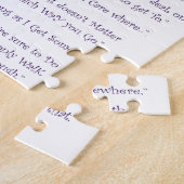 Es ist nicht, das Weise Sie gehen Puzzle (Seite)