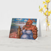 ES IST NICHT DER GEBURTSTAG... KARTE (Gelbe Blume)