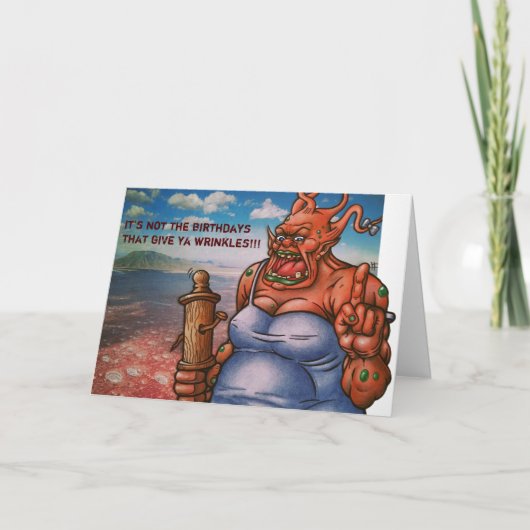 ES IST NICHT DER GEBURTSTAG... KARTE (Vorderseite)