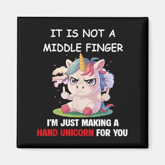 Es ist nicht der Mittelfinger, ich mache einfach e Magnet (Vorne)