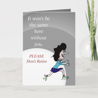 Es ist nicht die gleiche Ruhestands-Karte Karte