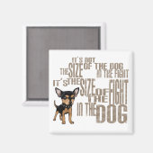 Es ist nicht die Größe Magnet (Vorderseite/Rückseite)