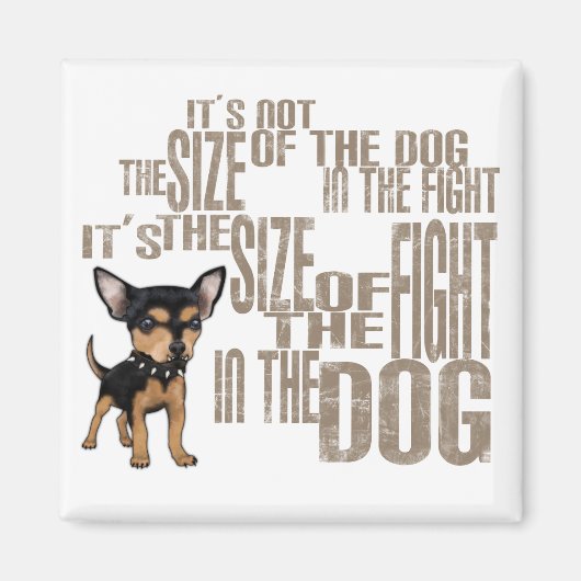 Es ist nicht die Größe Magnet (Vorne)