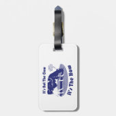 Es ist nicht die Kuh, es ist die Art, wie Gepäckanhänger (Rückseite vertikal)