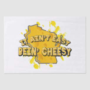 Es ist nicht einfach Beins Käse Seidenpapier