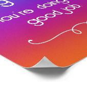 Es ist nicht einfach, ein menschliches dunkles Reg Poster (Ecke)