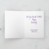 Es ist nicht einfach, ein sozialer Schmetterling z Karte (Innenseite)