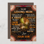 Es ist nicht einfach für eine Frau, einen Sohn zur Einladung (Vorne/Hinten)