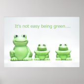 Es ist nicht einfach, grünes POSTER zu sein (Vorne)