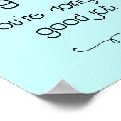 Es ist nicht einfach, menschliches gutes Jobposter Poster (Ecke)