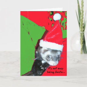 Es ist nicht einfaches Sein- Sankt-Weihnachtskarte Feiertagskarte