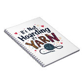 Es ist nicht gehärtet, wenn es ein Strick aus Garn Notizblock (Rechte Seite)