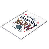 Es ist nicht gehärtet, wenn es ein Strick aus Garn Notizblock (Linke Seite)