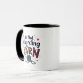 Es ist nicht gehärtet, wenn es ein Strick aus Garn Tasse (Vorderseite Links)