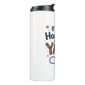 Es ist nicht gehärtet, wenn es ein Strick aus Garn Thermosbecher (Nach links gedreht)