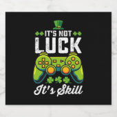 Es ist nicht glücklich, dass der St. Patrick's Day Bierflaschenetikett (Einzelnes Label)