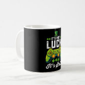 Es ist nicht glücklich, dass der St. Patrick's Day Kaffeetasse (Vorderseite Links)