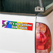 ES IST NICHT GONNA LICK SELBST -.png Autoaufkleber (Auf Lkw)